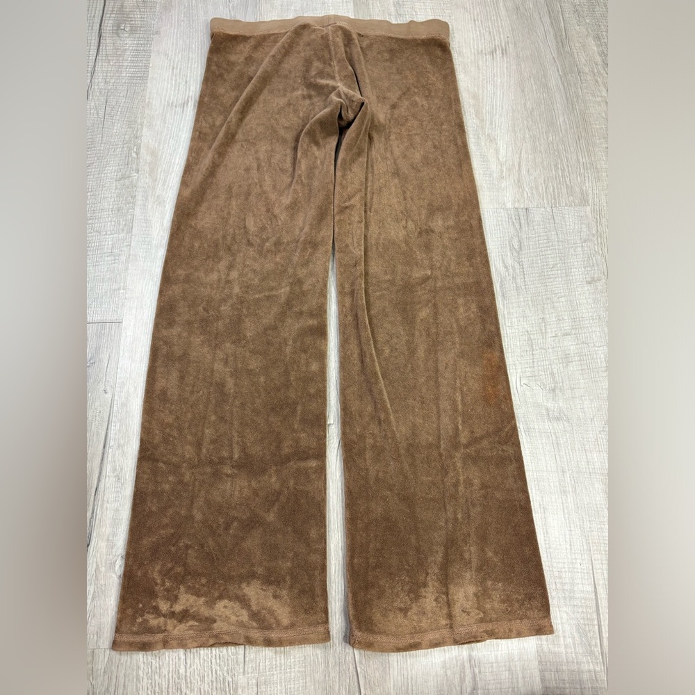 VTG Y2K Juicy Couture Brown Track Pants Size Medium - Picture 2 of 10